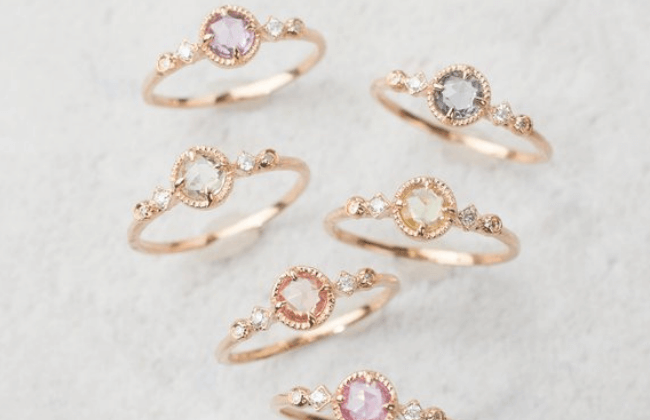 Sapphire Engagement Ring 